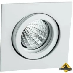 Inbouwspot Van Deluna-VIERKANT-V4A Kantelbaarwit