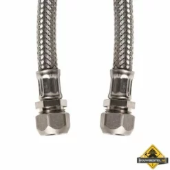 KIWA Metalen Flexibele Aansluitslang 10mm Knel X 10mm Knel 30cm