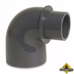 Knie 90 Graden PVC-U 50/63 Mm X 63 Mm Lijmmof/spie X Lijmmof 10 Bar Grijs