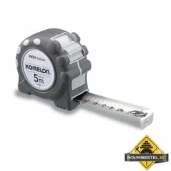 Komelon Inox Rubber RVS Rolbandmaat - 5 M X 19 Mm