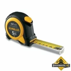 Komelon Self-Lock Rolbandmaat Met Mm/inch Schaal - 5 M X 19 Mm