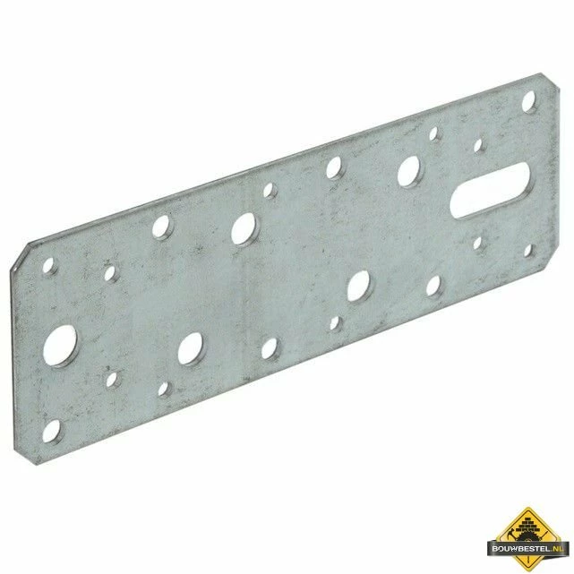 Koppelplaat 270X70X5mm Sendzimir Verzinkt - Per Stuk 3 Koppelplaat 270X70X5mm Sendzimir Verzinkt - Per Stuk