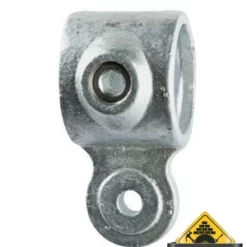 Koppelstuk Ø42mm Plaatbevestiging Enkel