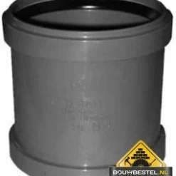 PVC Steekmof 2xManchet 125mm