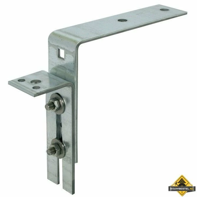 Kozijnstelbeugel / Kozijnstelhoek Type D 65X180mm 60X6 Verzinkt Band - Per Stuk 3 Kozijnstelbeugel / Kozijnstelhoek Type D 65X180mm 60X6 Verzinkt Band - Per Stuk