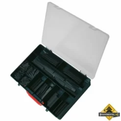 Krimpkous-assortiment 466-delig, Zwart