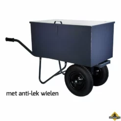 Gereedschap Kruiwagen 2 Wiel Softwiel (anti-lek Band) - NL-fabricaat
