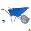 Tuin Kruiwagen Verzinkt Frame 100 Liter Blauw Softwiel (anti-lek Band) DOOS - NL-fabricaat