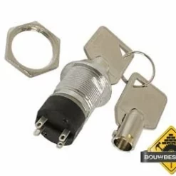 Sleutelschakelaar 2P On-Off (Dpst)