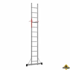 Ladder Enkel + Top Safe Met 1x12 Sporten En Werkhoogte 410 Cm (Levertijd Ca. 1 Week)