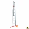 Ladder Premium + Smart Level & Top Safe Met 2x14 Sporten En Werkhoogte 730 Cm (Levertijd Ca. 1 Week)