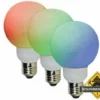 Rgb Ledlamp - E27 - 20 Leds - Diameter: 60mm -hulpmiddel Verkoopwinkel lampl60rgb 24