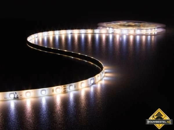Kit Met Warm- En Koudwitte LED-strip, Controller En Voeding 3 Kit Met Warm- En Koudwitte LED-strip, Controller En Voeding