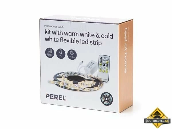 Kit Met Warm- En Koudwitte LED-strip, Controller En Voeding 8 Kit Met Warm- En Koudwitte LED-strip, Controller En Voeding - Afbeelding 6