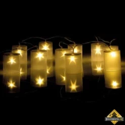 Ledslinger Met Cilindervormige Lichtjes Met Hologrameffect (UITVERKOOP, OP = OP) -hulpmiddel Verkoopwinkel ledslinger met cilindervormige lichtjes met hologrameffect huis tuin decoratie