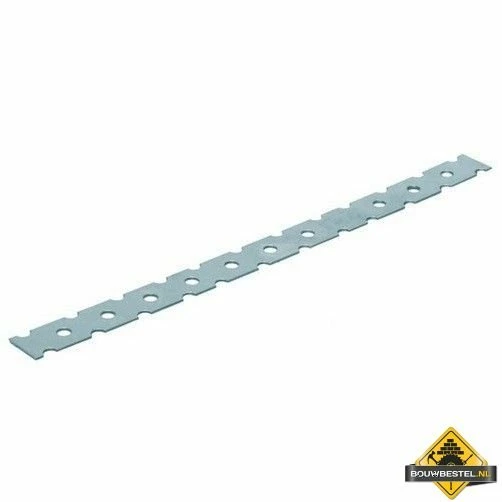 Lijmkoppelstrip 400X22X0.70mm 115x2 Sendzimir Verzinkt - 10 Stuks 3 Lijmkoppelstrip 400X22X0.70mm 115x2 Sendzimir Verzinkt - 10 Stuks