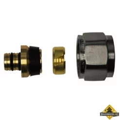 Luxe Adaptor 16x2,0 Eurok. | Geborsteld Staal