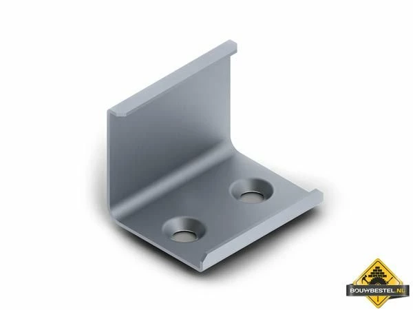 Montagebeugel Voor Aluminiumprofiel Voor Ledstrip Alu-45 - Verenstaal - Zilver 3 Montagebeugel Voor Aluminiumprofiel Voor Ledstrip Alu-45 - Verenstaal - Zilver