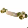 Messing Soldeer Muurplaat-beugel Gemini 1/2x 15cm