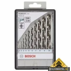 Bosch Metaalboor Hss-g Set 10dlg