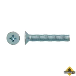 Metaalschroef Verzinkt Staal DIN 965 M8x35mm | 200 Stuks