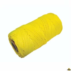 Metselkoord Gevlochten 1.5mm PA Fluor Geel Klos 50m