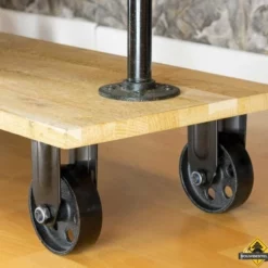 Bokwiel Zwart Gietijzer Los Ø92mm / Draagvermogen 120KG (per Wiel) -hulpmiddel Verkoopwinkel meubelwiel zwart