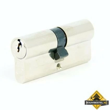 M-LOY Messing Vernikkelde Dubbele Europrofielcilinder Verschillend Sluitend - 30 - 30 Mm 3 M-LOY Messing Vernikkelde Dubbele Europrofielcilinder Verschillend Sluitend - 30 - 30 Mm