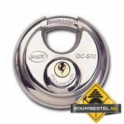 M-LOY RVS Discushangslot Verschillend Sluitend - 50 Mm