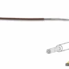 Montagedraad - Diameter: 1.4 Mm - 0.2 Mm2 - Meeraderig - Bruin -hulpmiddel Verkoopwinkel mowbr 9