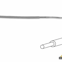 Montagedraad - Diameter: 1.4 Mm - 0.2 Mm2 - Volle Kern - Grijs