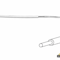 Montagedraad - Diameter: 1.4 Mm - 0.2 Mm2 - Volle Kern - Wit