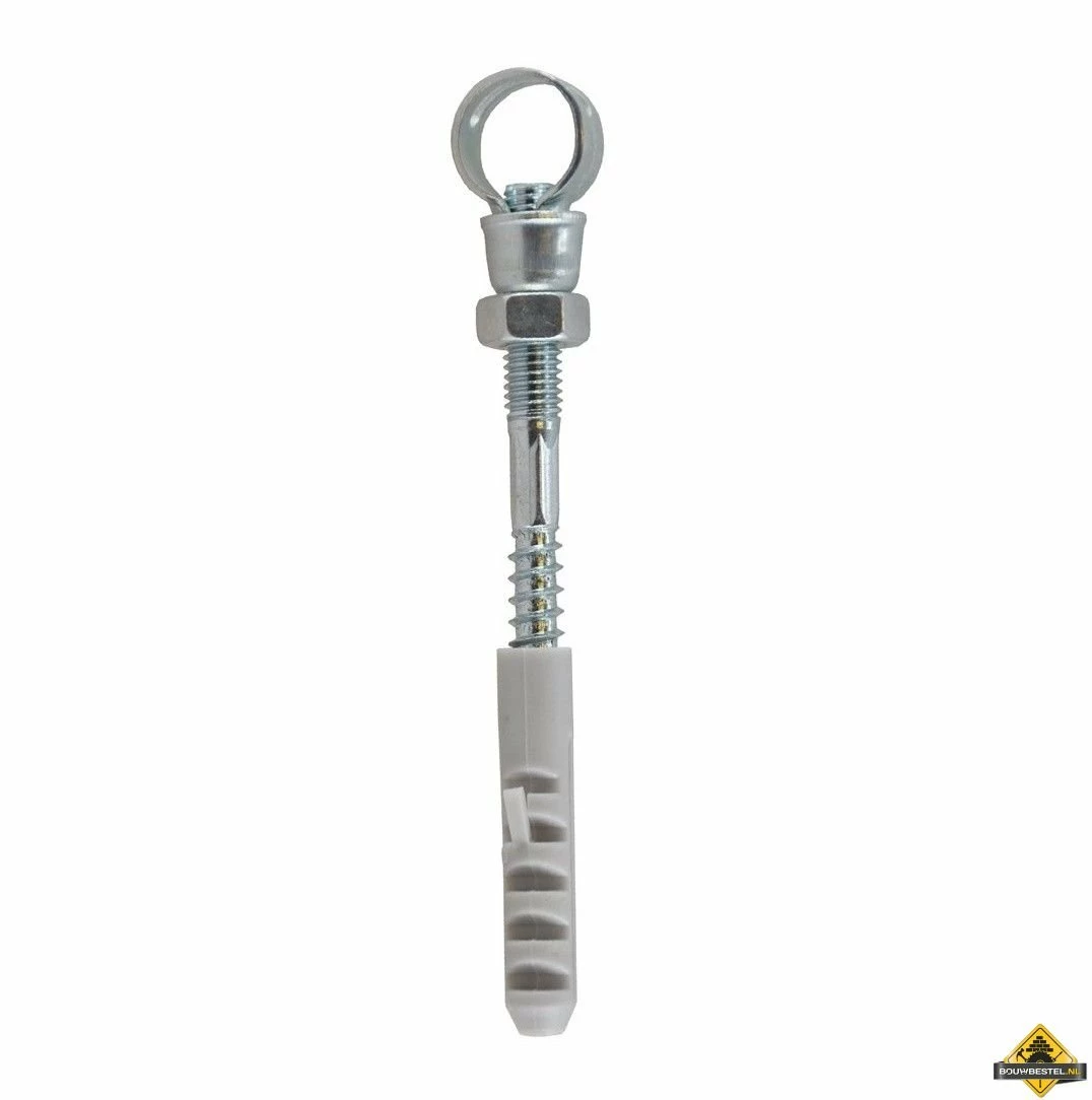 Riko Enkele CV Muurbeugel / Leidingbeugel Met Plug M-8 X15mm 3 Riko Enkele CV Muurbeugel / Leidingbeugel Met Plug M-8 X15mm