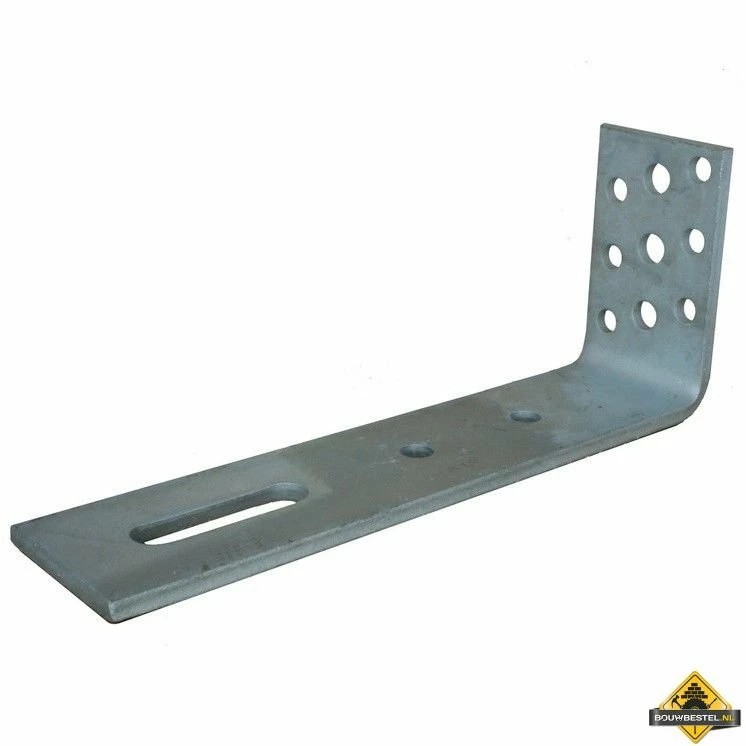 Muurplaathoek 70X17-120X290-70x8mm Thermisch Verzinkt - Per Stuk 3 Muurplaathoek 70X17-120X290-70x8mm Thermisch Verzinkt - Per Stuk