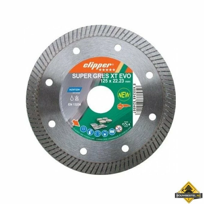 Norton Diamantschijf 115x1.4x10mm 22.23 Supergres Xt 3 Norton Diamantschijf 115x1.4x10mm 22.23 Supergres Xt