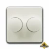 Opus 1 Afdekking Voor Duo Dimmer Helder Wit -hulpmiddel Verkoopwinkel opus 1 afdekking voor duo dimmer helder wit