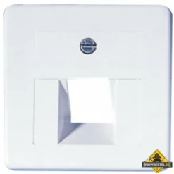 Opus 1 Afdekking Voor ISDN/DATA Aansluitdozen 1-voudig Alpinewit