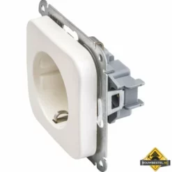 Opus 1 Geaarde Contactdoos - Zonder Krallen Helder Wit