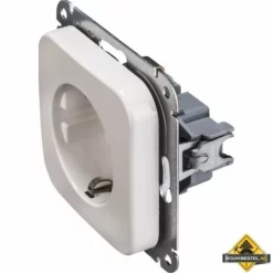 Opus 1 Geaarde Contactdoos Met Steekklemmen Alpinewit