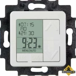 Opus 1 Rolluik-tijdschakelklok Alpinewit