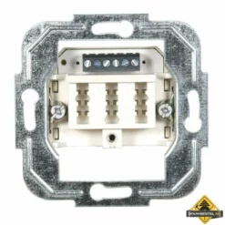 Opus 1 TAE-aansluitdoos 3-voudig 2 X 6 /6 NF/F-gecodeerd