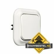 Opus 1 Wave Pulsschakelaarwip, Helder Wit Afdekraam Enkelvoudig 4 Opus 1 Wave Pulsschakelaarwip, Helder Wit Afdekraam Enkelvoudig - Afbeelding 2