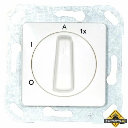 Opus 55 Buitenlichtschakelaar Voor Lampen Met Bewegingsmelder Alu - Zilver - Zijdeglans