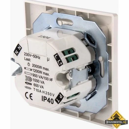 Opus 55 Inbouwbewegingsmelder Inform Compleet 3-draadstechniek Polarwit 5 Opus 55 Inbouwbewegingsmelder Inform Compleet 3-draadstechniek Polarwit - Afbeelding 3