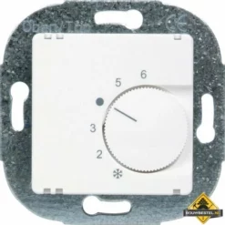 Opus 55 Kamerthermostaat, Verbreekcontact Antraciet - Zijdeglans