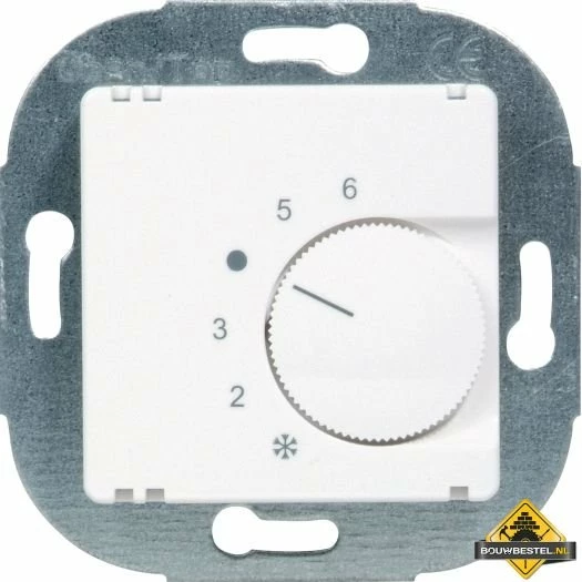 Opus 55 Kamerthermostaat, Verbreekcontact, Met Stuuringang Nachtverlaging Antraciet - Zijdeglans 3 Opus 55 Kamerthermostaat, Verbreekcontact, Met Stuuringang Nachtverlaging Antraciet - Zijdeglans