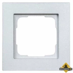 Opus 55 Kubus Afdekraam Eenvoudig Alu-zilver-zijdeglans