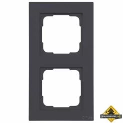 Opus 55 Kubus Afdekraam Tweevoudig Antraciet - Zijdeglans