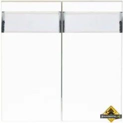 Opus 55 Serie Wipschakelaars Met Tekstveld Polarwit