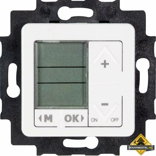 Opus 55 Tijdschakelklok Antraciet - Zijdeglans 3 Opus 55 Tijdschakelklok Antraciet - Zijdeglans